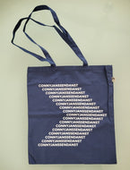 Katoenen tas Conny Janssen Danst [blauw]