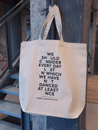 Canvas tas met quote